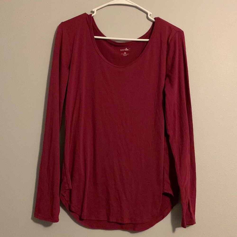 Maroon long sleeve